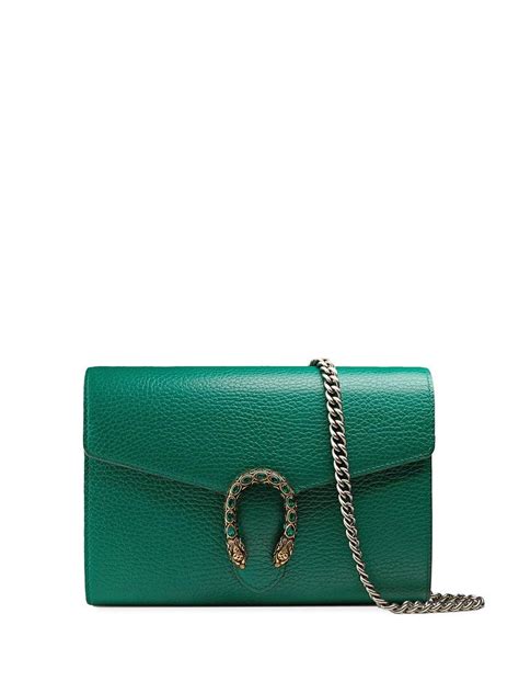 gucci dionysus leather mini chain bag green|gucci dionysus mini shoulder bag.